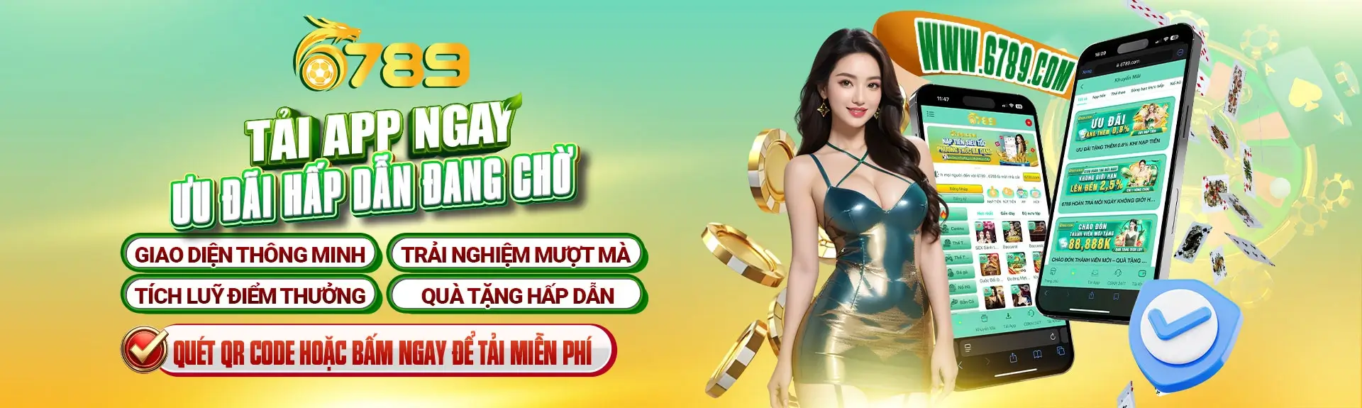 Ứng dụng, nội dung giải trí, hỗ trợ và nhắc nhở 18+ tại 6789